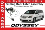 05-10 Honda Odyssey Oem Sliding Door Latch Ass. (passenger Side) 72610-SHJ-A22. Fixed Price $428.89.