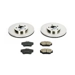 Powerstop Oe Stock Replacement Low-dust Ceramic Brake Pad And Rotor Kit. Fixed Price $148.42.