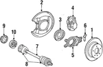 Genuine Mercedes-benz Caliper Support 126-350-00-32. Fixed Price $414.00.