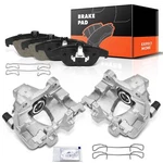 Brake Calipers + Pads For Mercedes-benz W204/W205 C250 C208 E350 Rear Side. Fixed Price $152.88.