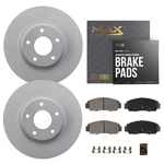 Front Geomet Brake Rotors + Pads For 2002-2011 Honda Civic Acura Rsx. Fixed Price $97.12.