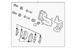 Genuine Nissan Disc Brake Kit D4000-6CA3B. Fixed Price $540.63.