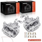 A-premium Pair Rear Brake Caliper W/bracket For Mitsubishi Outlander Sport 13-18. Fixed Price $128.64.
