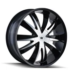 22" Mazzi Edge 22X8.5 Black Machined 5X112 5X120 Wheel 35MM Car Suv Rim. Fixed Price $427.99.