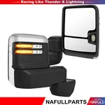Fit For 19-22 Chevy Silverado/gmc Serria 2500 3500 Chrome Power+bsm Tow Mirrors. Fixed Price $464.59.