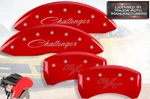 Cursive 2011-2023 Dodge "challenger R/t" Front Rear Red Mgp Brake Caliper Covers. Fixed Price $299.99.