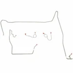 Front Brake Line Kit Fits Dodge Charger 1974 Power Disc Stainless RKT7402SS. Fixed Price $128.64.
