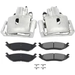 Rear Left Right Brake Calipers Pads Set 6PCS For 2004-2009 Dodge Durango. Fixed Price $95.11.