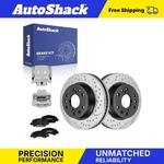 Front Drilled Slotted Brake Rotor Pad Caliper For Chevy Silverado 1500 05-08. Fixed Price $273.66.