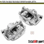 Brake Calipers W/ Bracket For Volkswagen Golf 2015-2021 Sportwagen Front. Fixed Price $137.99.