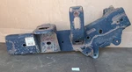 2015 1500, Cut Frame Rail Section, Left Bed Mount Cab, & Control Arm Bracket. Fixed Price $345.00.