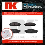 Brake Pads Set Fits Mitsubishi L200 KA4T, KB4T 2.5D Front 2005 Nk 4605A198. Fixed Price $27.08.