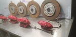 14 Chevy Camaro Ss 1LE 6.2L LS3 Brembo Brake Calipers With Rotors Red. Fixed Price $1125.00.