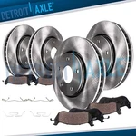 Front Rear Disc Brake Rotors Pads For Jaguar F-pace Range Rover Velar 2.0L. Fixed Price $213.65.