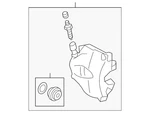 Genuine Volkswagen Disc Brake Caliper 561-615-123-A. Fixed Price $289.27.