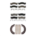 Ceramic Front Brake Pads Rear Shoes Kit For Chevrolet Silverado 2500 Hd 2001-200. Fixed Price $82.31.