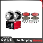 Brembo Front Brake Kit Ceramic Pads Uv Coated Disc Rotors For Matrix Fwd 2ZRFE. Fixed Price $279.67.