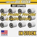 For PH4967 PH4386 L14476 51394, Pack Of 12 Close Out Top Lube RK4476 Oil Filter. Fixed Price $42.29.
