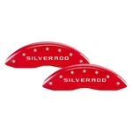 For Chevy Silverado 1500 07-13 Caliper Covers Gloss Red Front W. Fixed Price $199.99.