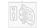 Genuine Ford Disc Brake Caliper JR3Z-2B120-A. Fixed Price $317.30.