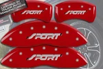 2011-2019 Ford Explorer "sport" Front Rear Red Mgp Brake Caliper Covers Bolts Hd. Fixed Price $299.99.