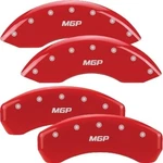 Mgp Caliper Cover Set For Chevy Camaro 2010-2015 With Script Logo, Red. Fixed Price $249.99.