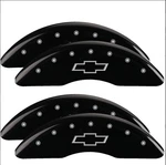 Mgp Caliper Covers 14173SBOWBK 4PC Gloss Black For Chevy Silverado Hd Full Set. Fixed Price $125.00.