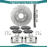 Front Pair Brake Calipers Disc Rotors And Ceramic Pads For 2008-14 Dodge Avenger. Fixed Price $180.07.