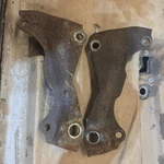 1968-1982 Corvette Front Caliper Mount Brackets Original Pair Right Left Gm. Fixed Price $35.00.
