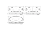 Brembo P28102N Front Prime Ceramic Brake Pad For 2018-2019 Honda Odyssey. Fixed Price $96.23.