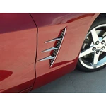 Laser Mesh Side Grilles W/vent Spears For 2005-2013 Corvette Stainless. Fixed Price $301.95.