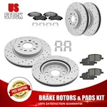 Front & Rear Brake Rotors Ceramic Pads For 2017-2020 Cadillac XT5 Buick Enclave. Fixed Price $201.18.