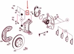 Mercedes-benz W213 Brake Caliper Bracket Rear Right A0004231806. Fixed Price $321.38.
