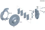 Genuine Mercedes-benz Fixed Caliper 206-421-36-03. Fixed Price $711.35.