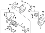 Genuine Nissan Disc Brake Kit 44010-7LG1B. Fixed Price $515.39.