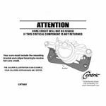 Disc Brake Caliper-posi-quiet Loaded Centric 142.34105 Reman Fits 04-11 Bmw X3. Fixed Price $209.41.
