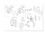 Genuine Mercedes-benz Fixed Caliper 212-423-69-98. Fixed Price $566.44.