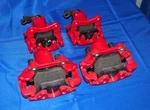Nos Oem! 1999-2010 Vw Beetle Golf Front & Rear Brake Caliper Set Red 288MM. Fixed Price $499.95.