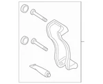 Genuine Mercedes-benz Caliper Mount 000-420-75-15. Fixed Price $334.18.