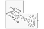 Genuine Kia 2021-2024 Seltos Disc Brake Caliper 58190-J9A10. Fixed Price $343.85.