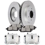 Front 2005-2008 Ford F-150 Brake Calipers Rotors Pads Set Pcs. Fixed Price $252.88.