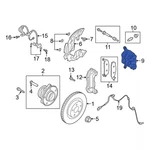 Genuine Ford Disc Brake Caliper L1MZ-2B120-K. Fixed Price $253.75.
