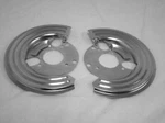 Fits 1964 - 1972 Mopar Body Charger Challenger Dust Shields Backing Plates Pr. Fixed Price $36.58.