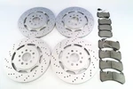 Alfa Romeo Giulia Stelvio Quadrifoglio Front Rear Brake Pads & Rotors 1381. Fixed Price $1750.00.