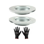 10.63 In Rear Drilled & Slotted Brake Disc For Saturn Aura 2007-2009 S-55094. Fixed Price $54.55.