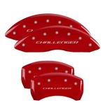Mgp Caliper Covers For Engraved Front And Rear Block Challenger Red Silver. Fixed Price $299.99.
