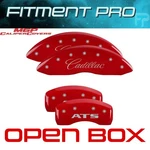 Mgp 35007SATSRD Brake Caliper Covers Set For 2013-18 Cadillac Red W/silver. Fixed Price $254.06.