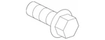 Genuine Bmw Disc Brake Caliper Bracket Mounting Bolt 34108838589. Fixed Price $7.49.