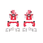 Power Stop Rear Red High Temp Brake Calipers Set For 02-06 Honda Acura Civic Rsx. Fixed Price $255.10.