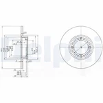 Delphi BG2533 Brake Disc For Daihatsu. Fixed Price $52.29.
